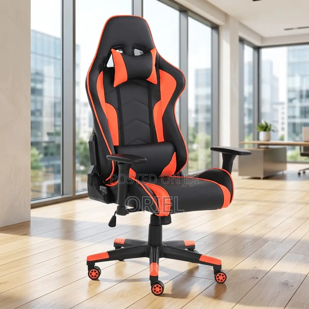 Gaming Chair : Height Adjustable Ergonomic Office Gaming Chair