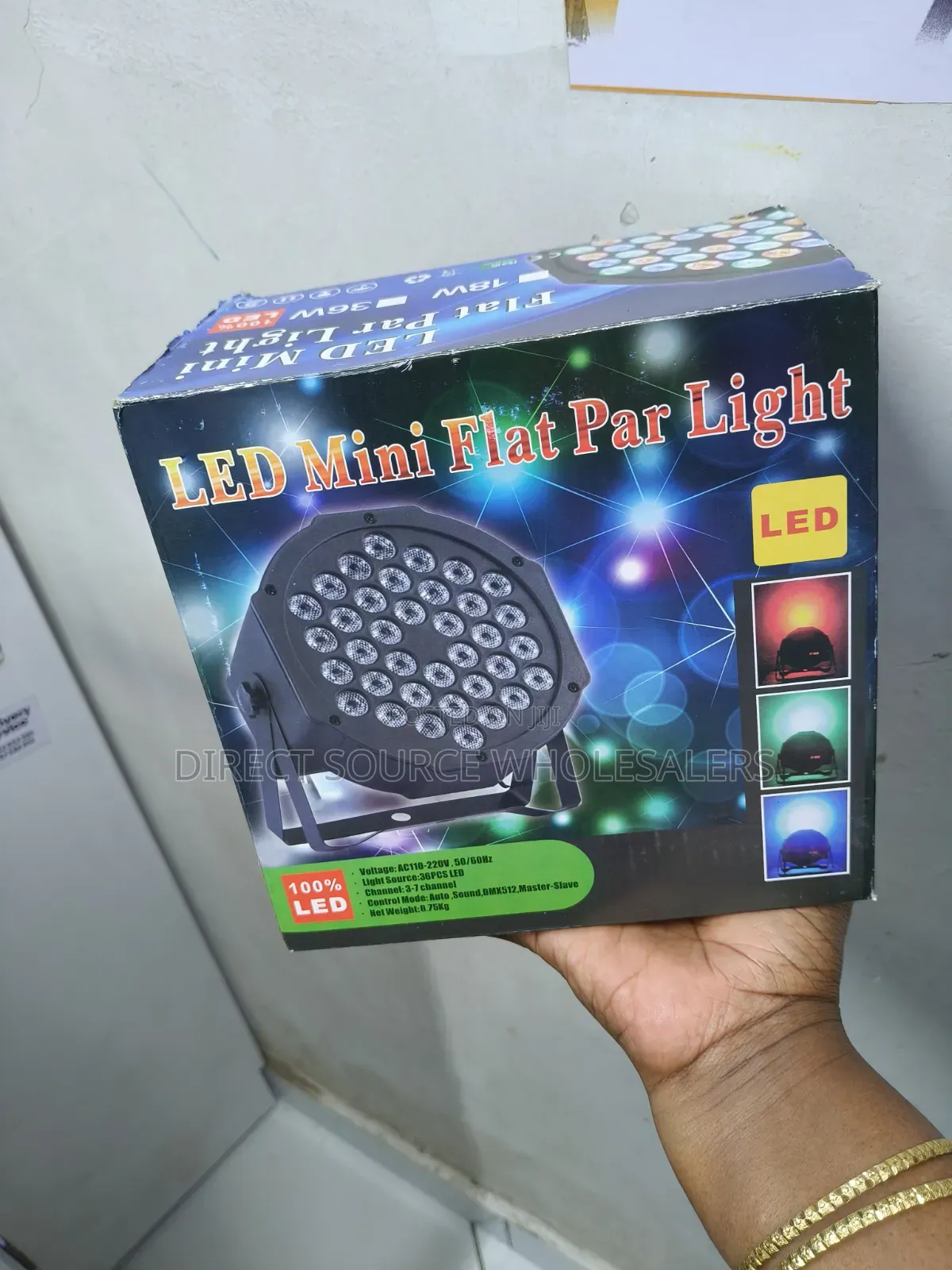 Mini LED PAR Stage Light RGB DJ Disco Party Light