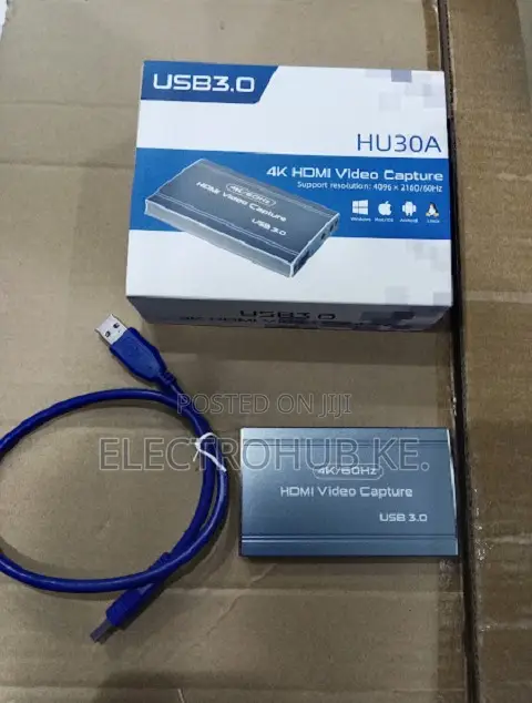 HDMI to USB 3.0 Capture Card for Content Creators