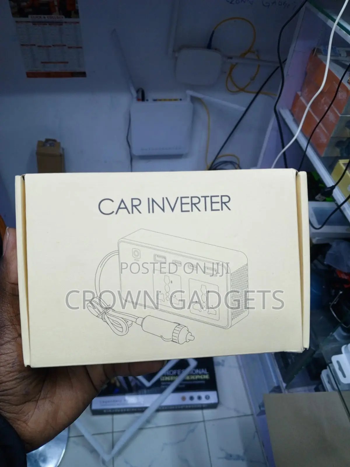 12V to 220V Car Power Converter With USB-C PD QC3.0