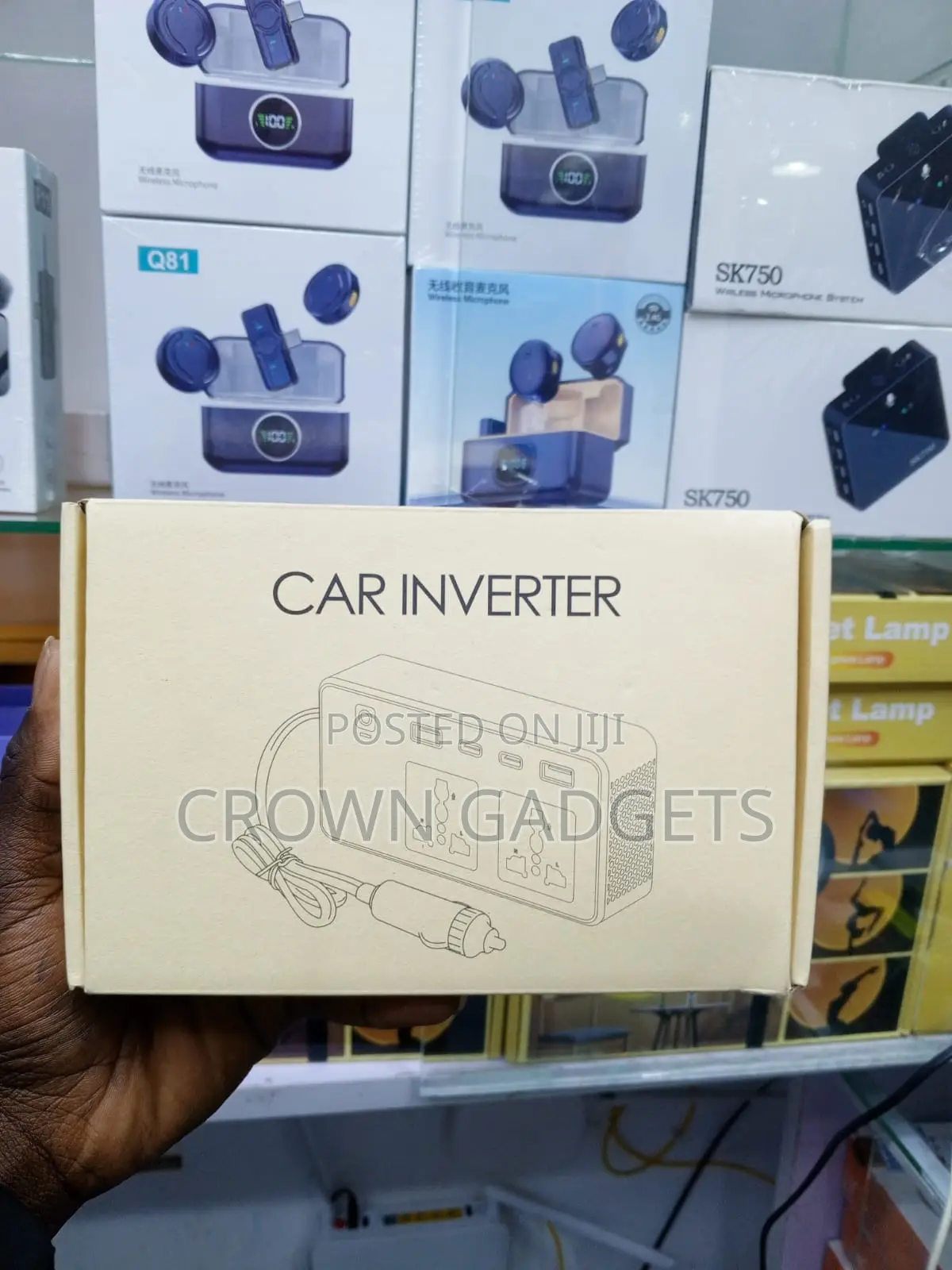 200W Vehicle Power Inverter With Dual AC Fast USB Ports