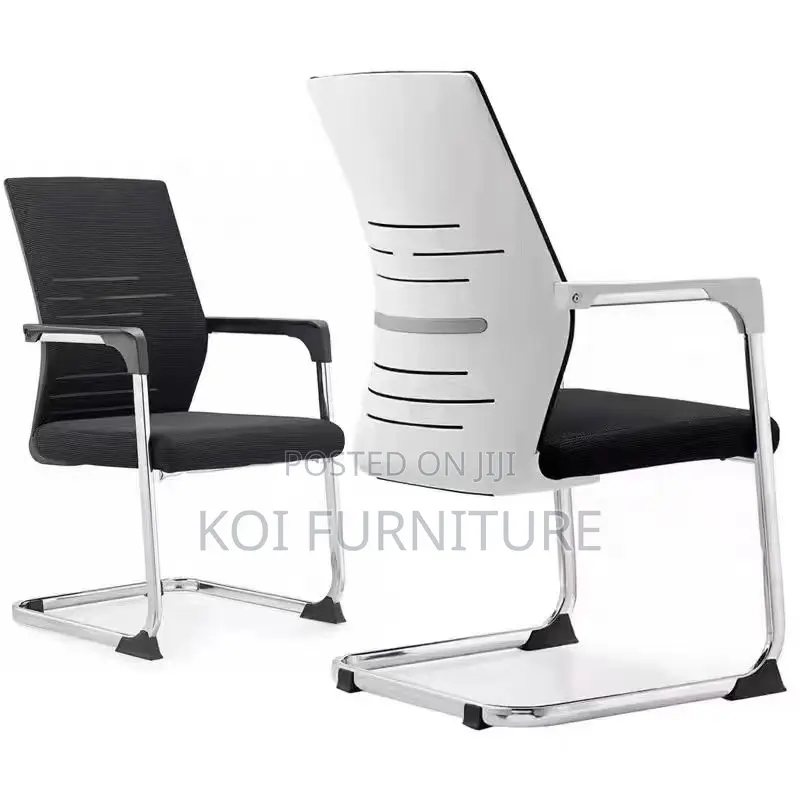 Office Chairs; High Back Mesh Visitors Sled Legs Office Seat