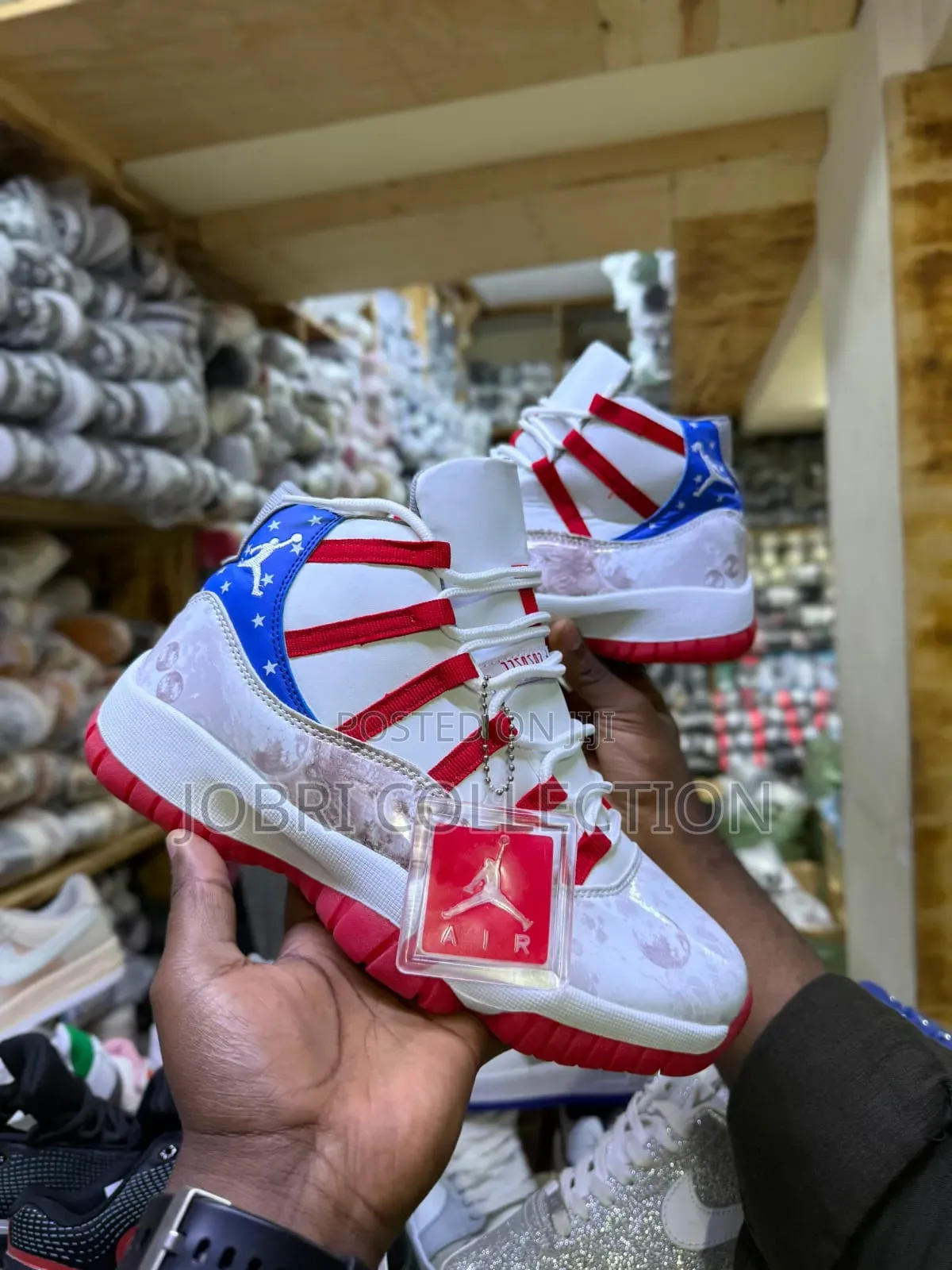 Designer Air Jordan 11 Moon Landing Sneakers