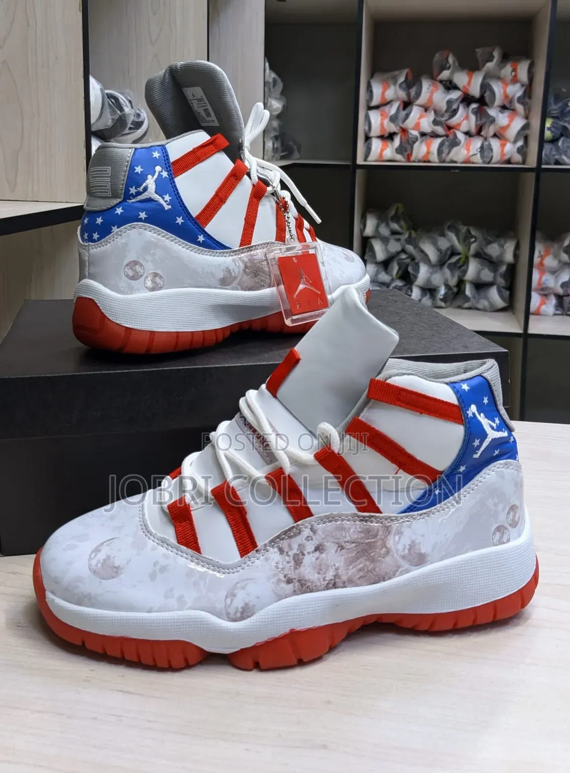 Designer Air Jordan 11 Moon Landing Sneakers