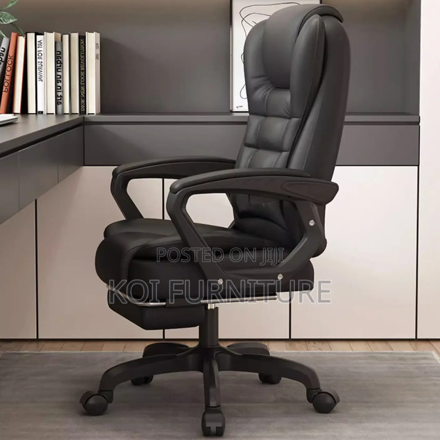 Office Chairs; Executive High Butterfly Back Leather Chair