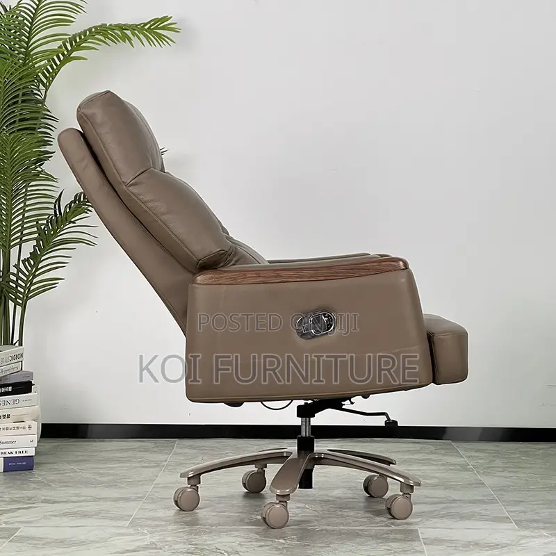 Office Chairs; High Back Leather Bosses Prestidge Office Chair