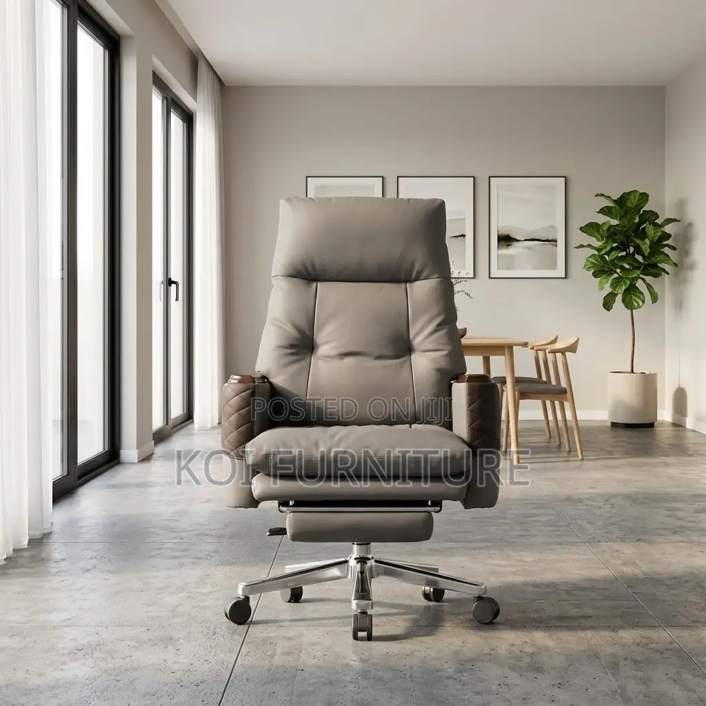 Office Chairs; High Back Leather Bosses Prestidge Office Chair
