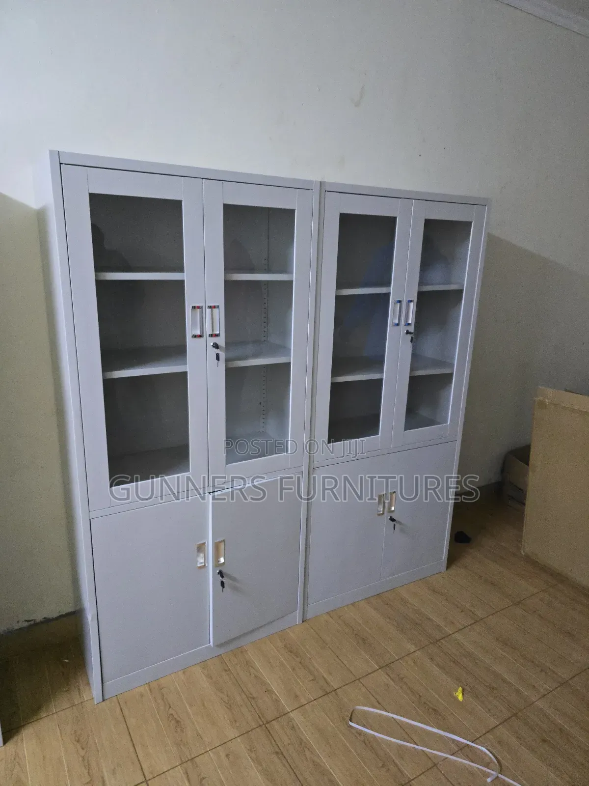Half Glass Filing Cabinet