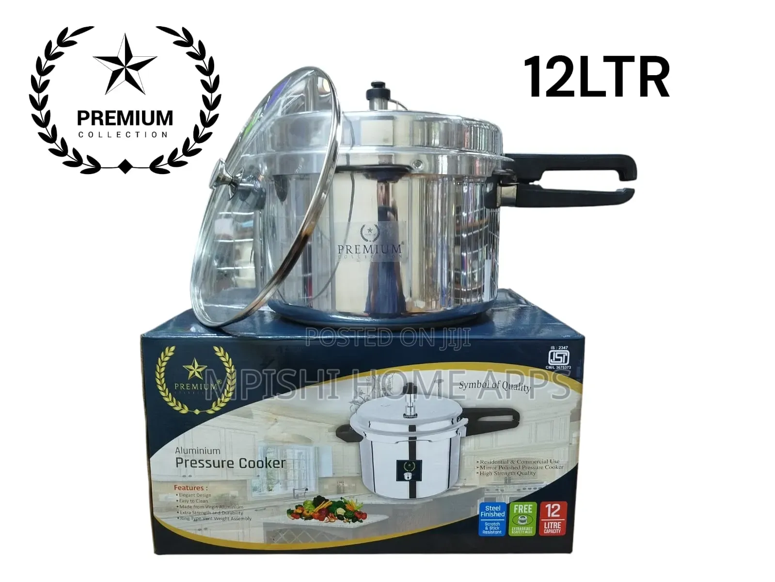 Premium Aluminum Pressure Cooker