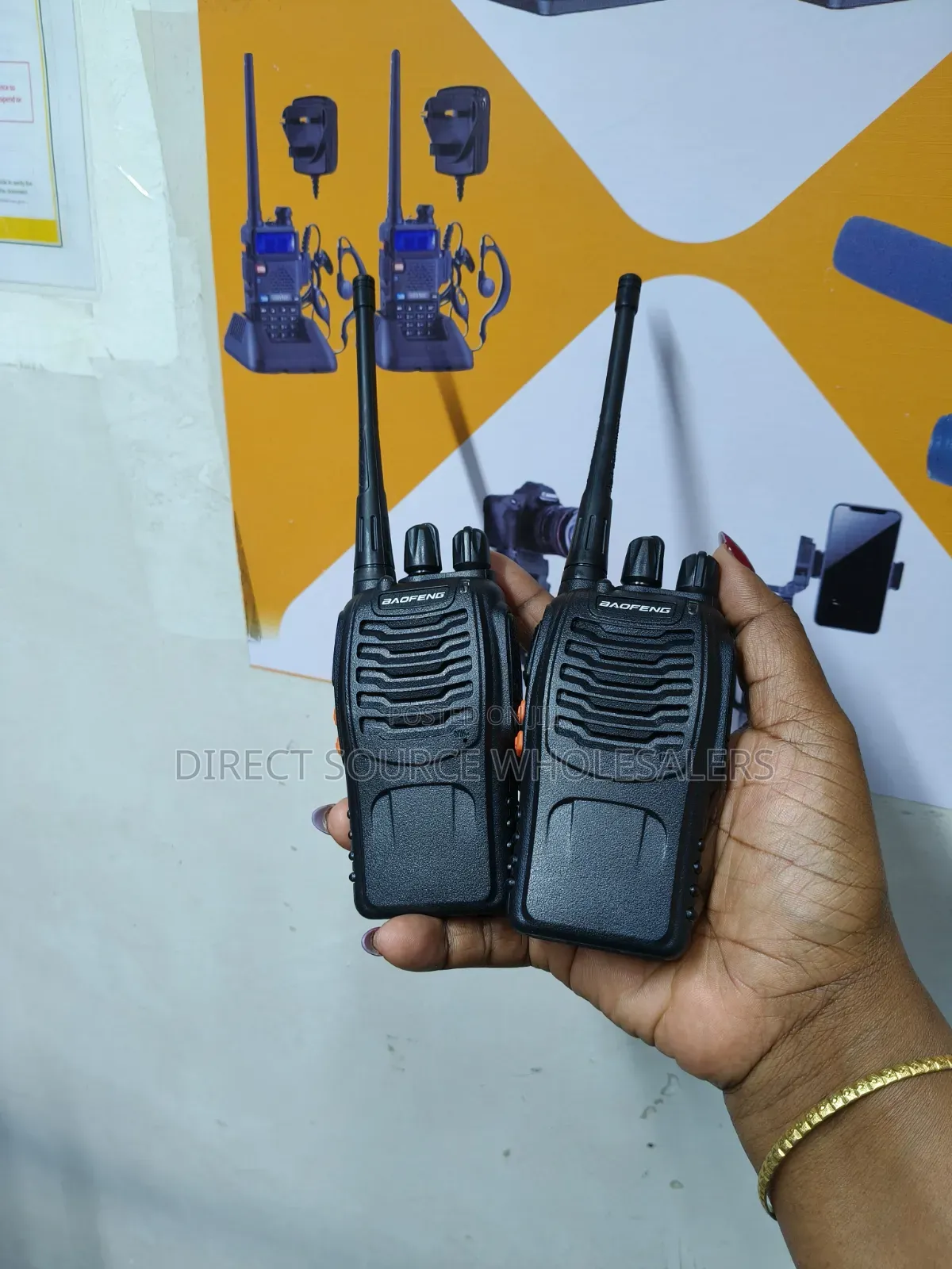 Baofeng BF-888S Long-Range Walkie Talkie With Charger