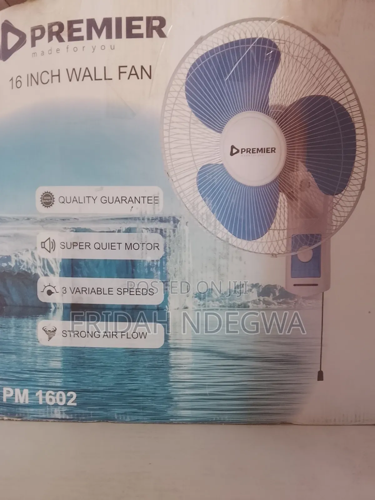 Premier Wall Fan 16 Inches