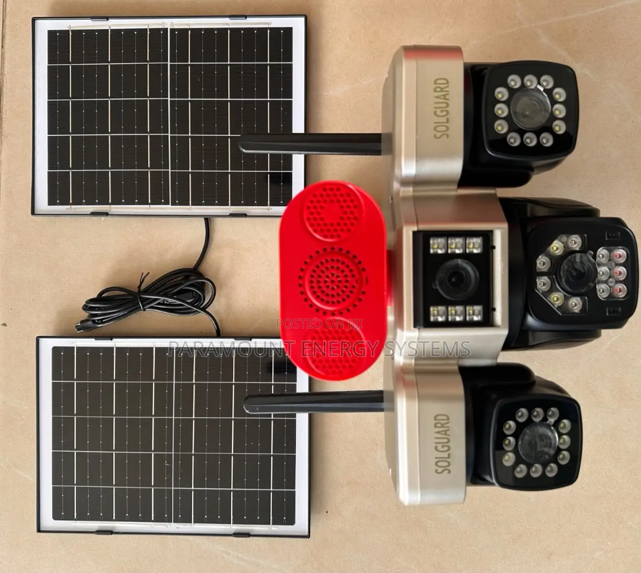 V-720 4 Lens Solar CCTV