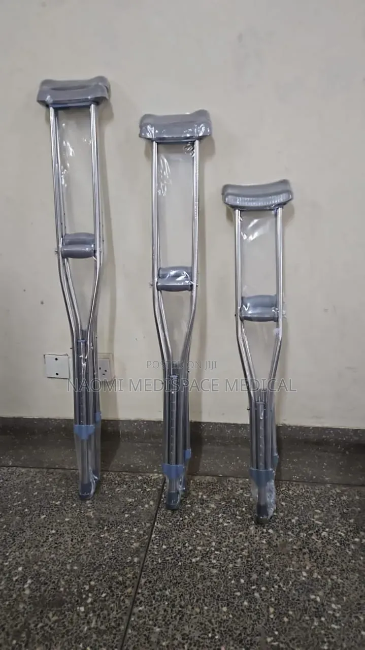 Height Adjustable Underarm Crutches Pair