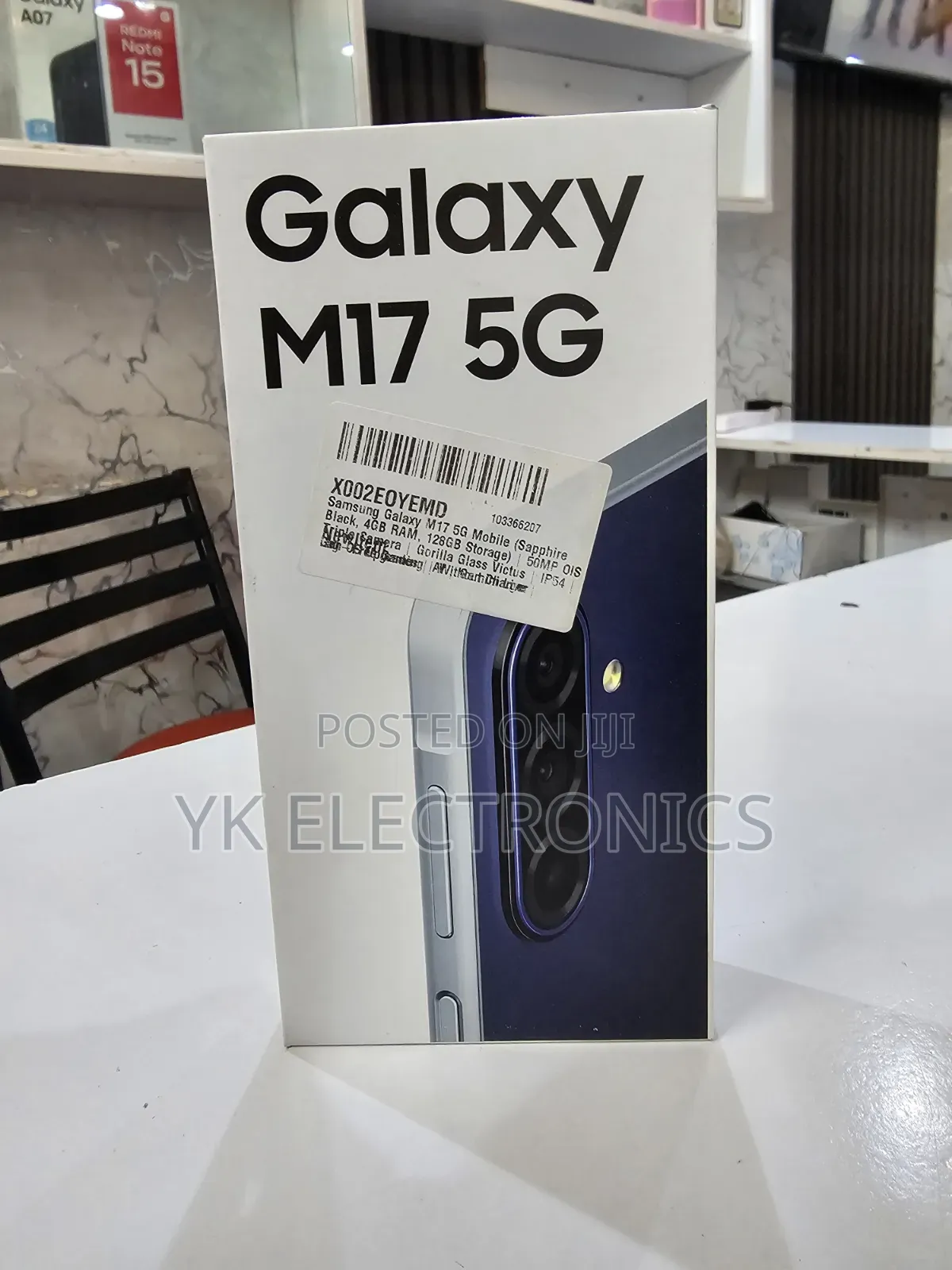 New Samsung Galaxy M17 5G 128 GB Black