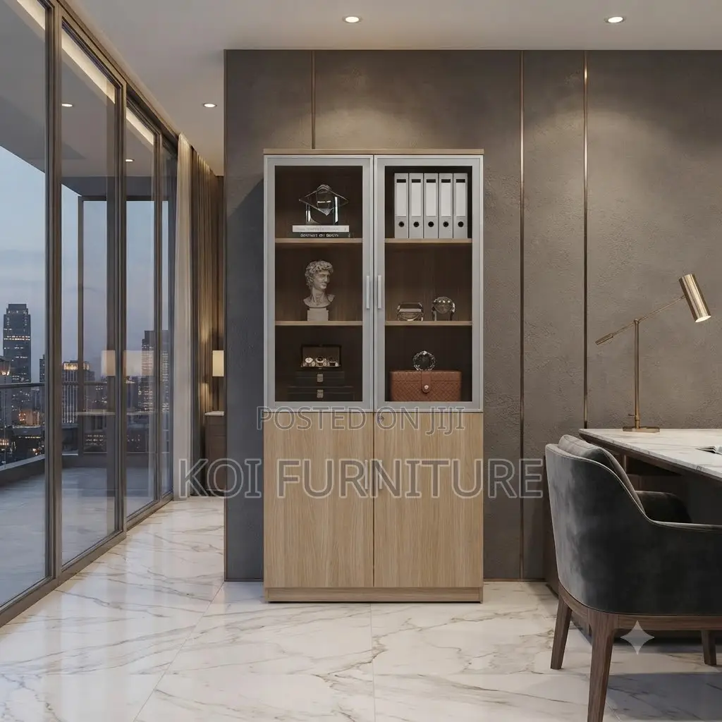 Office Cabinet; Wooden Two Doors Executive Storage Cabinet