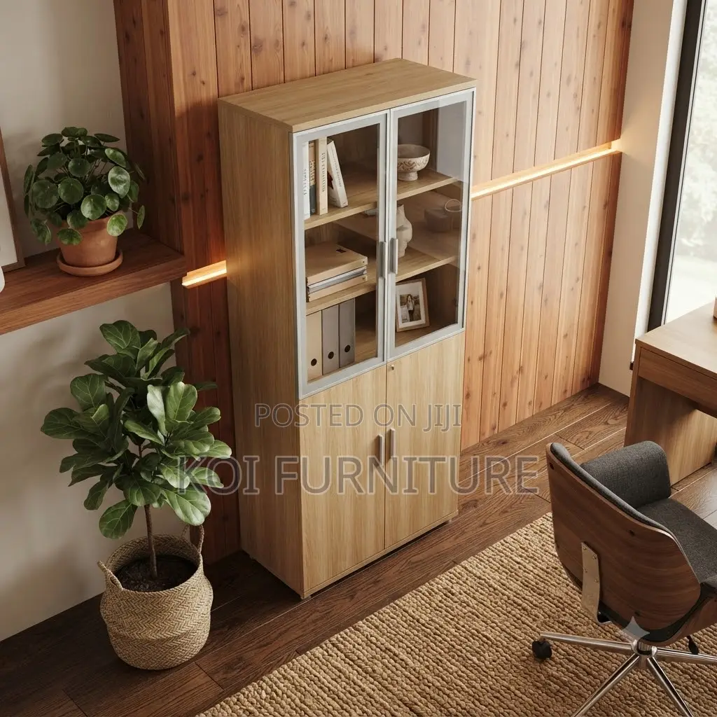 Office Cabinet; Wooden Two Doors Executive Storage Cabinet