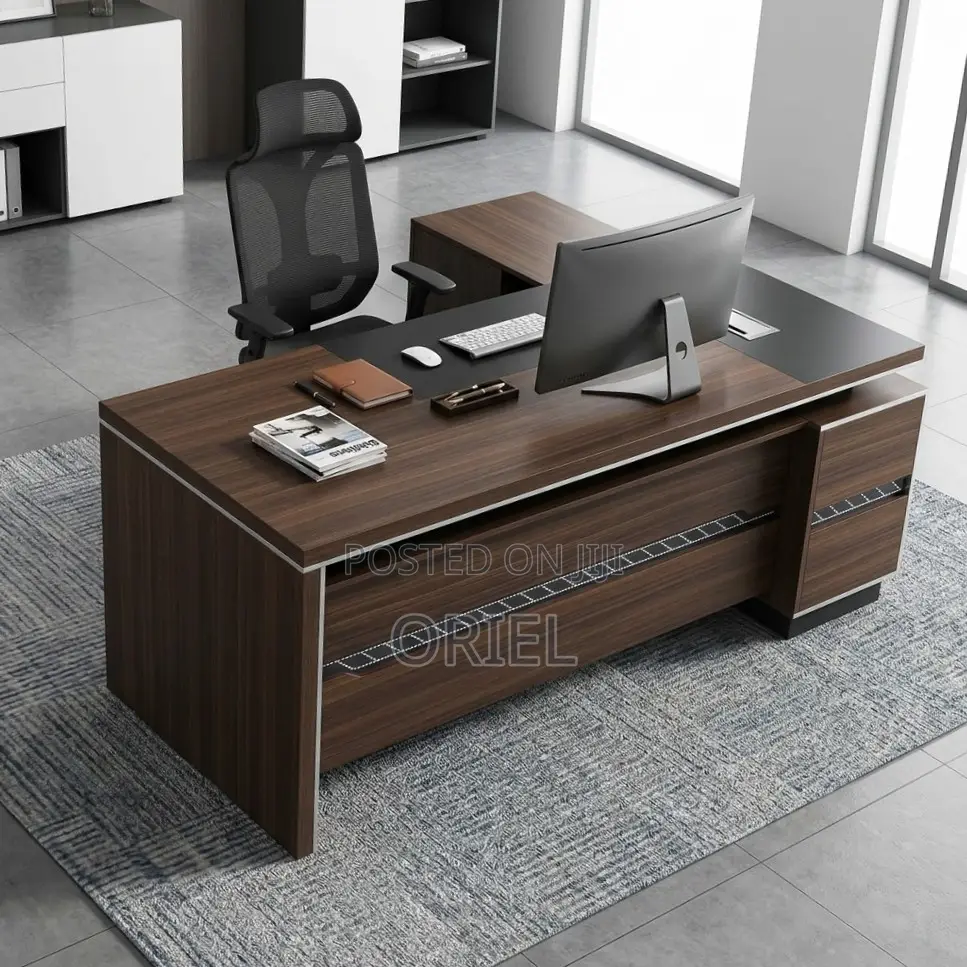 Office Desk : 1800MM Executive L-Shape Director Desk