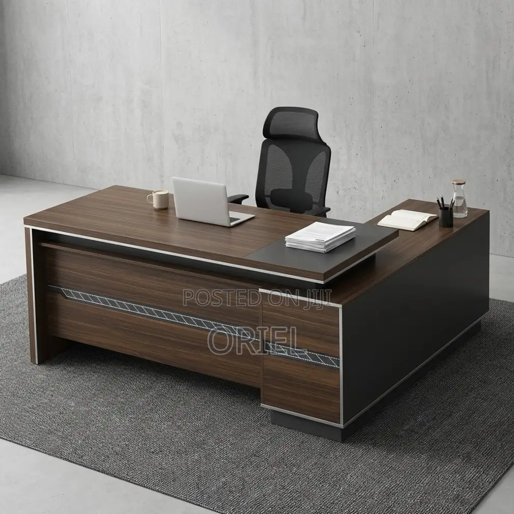 Office Desk : 1800MM Executive L-Shape Director Desk