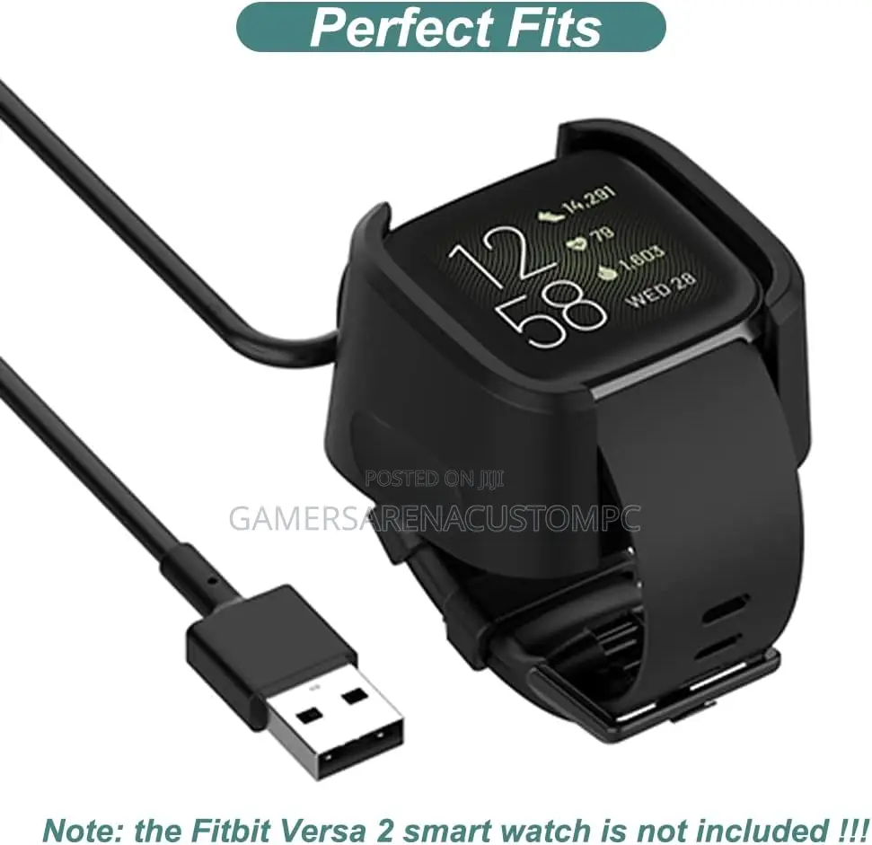 Charger for Fitbit Versa 2 Smartwatch | Replacement Charging Cable