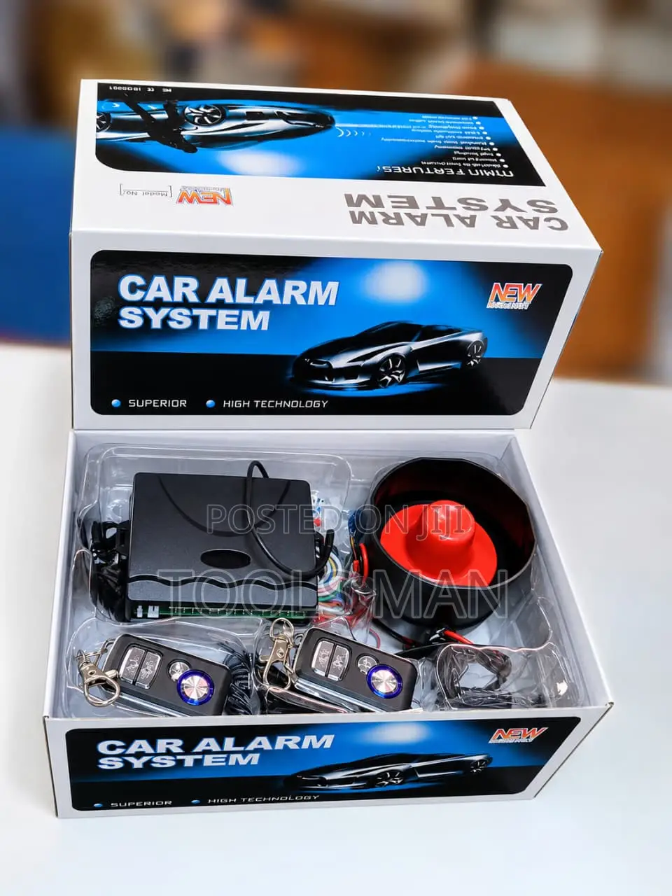 Car Alarm Security System 12V Universal Anti Theft Keyless Remote Fob