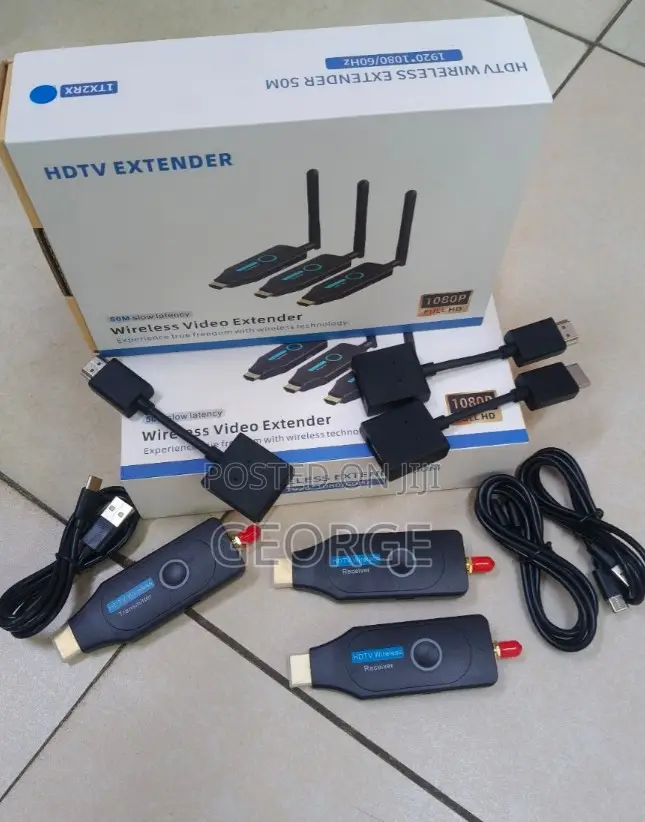 Wireless HDMI Extender 1080P With 2 Receivers (1TX + 2RX) 50m
