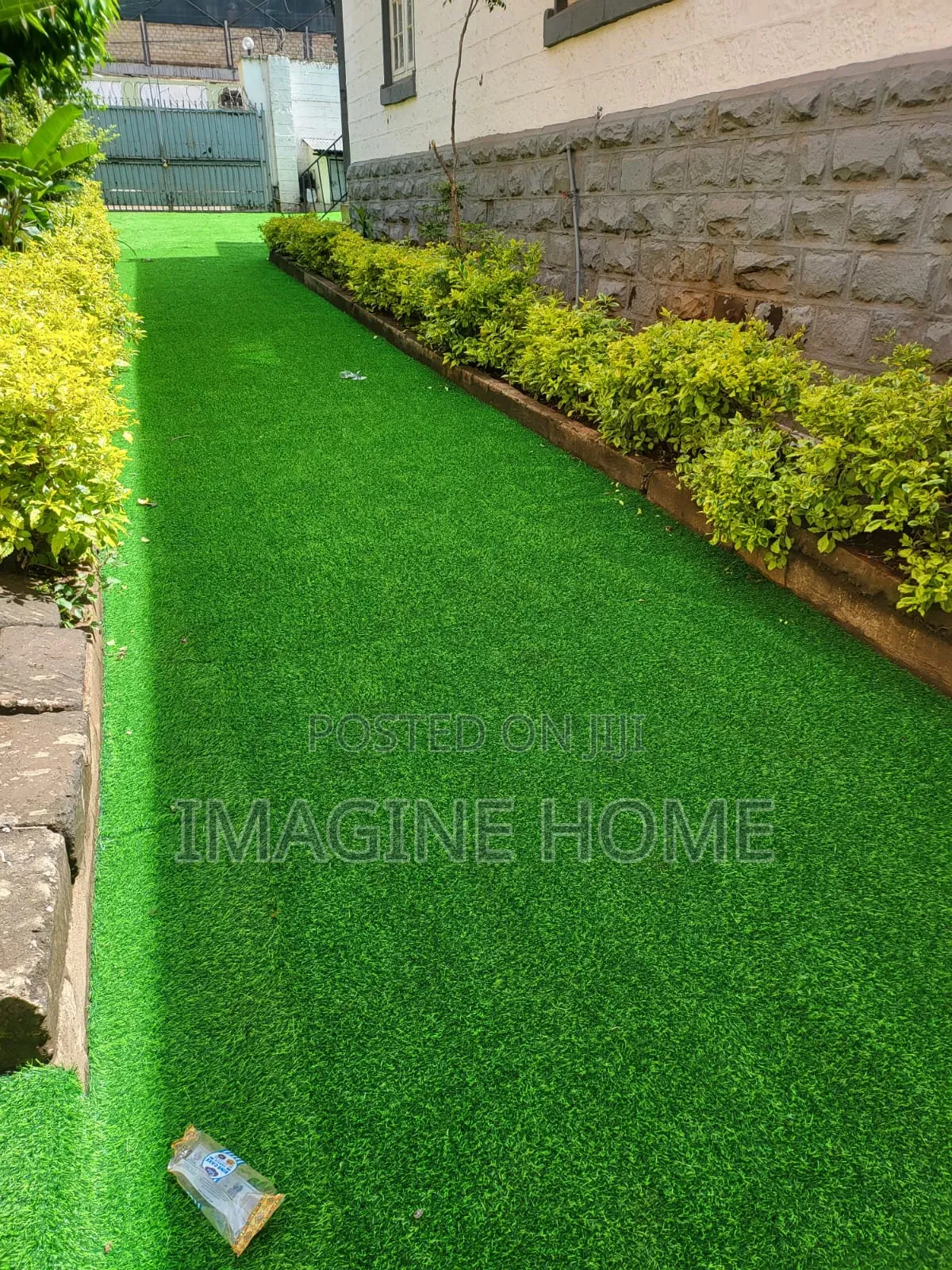 Turn Concrete With Green Paradise With Grass Carpet