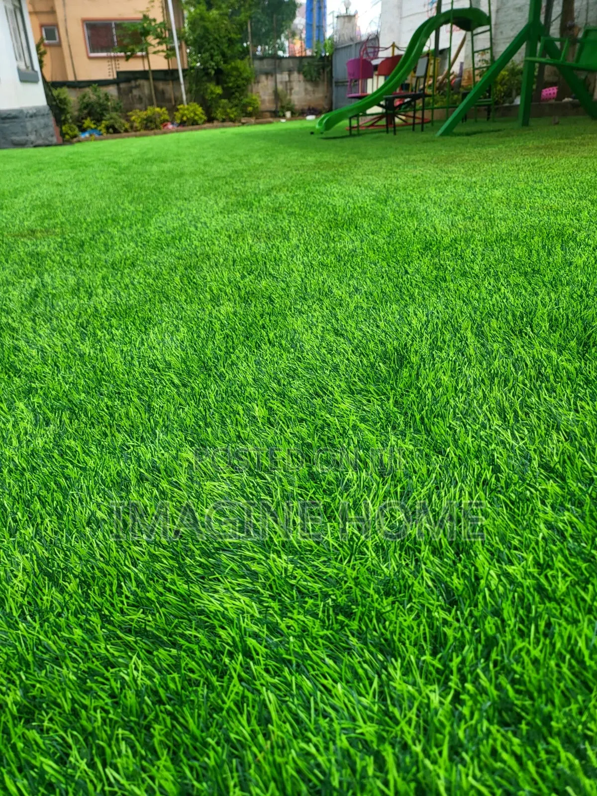 Turn Concrete With Green Paradise With Grass Carpet