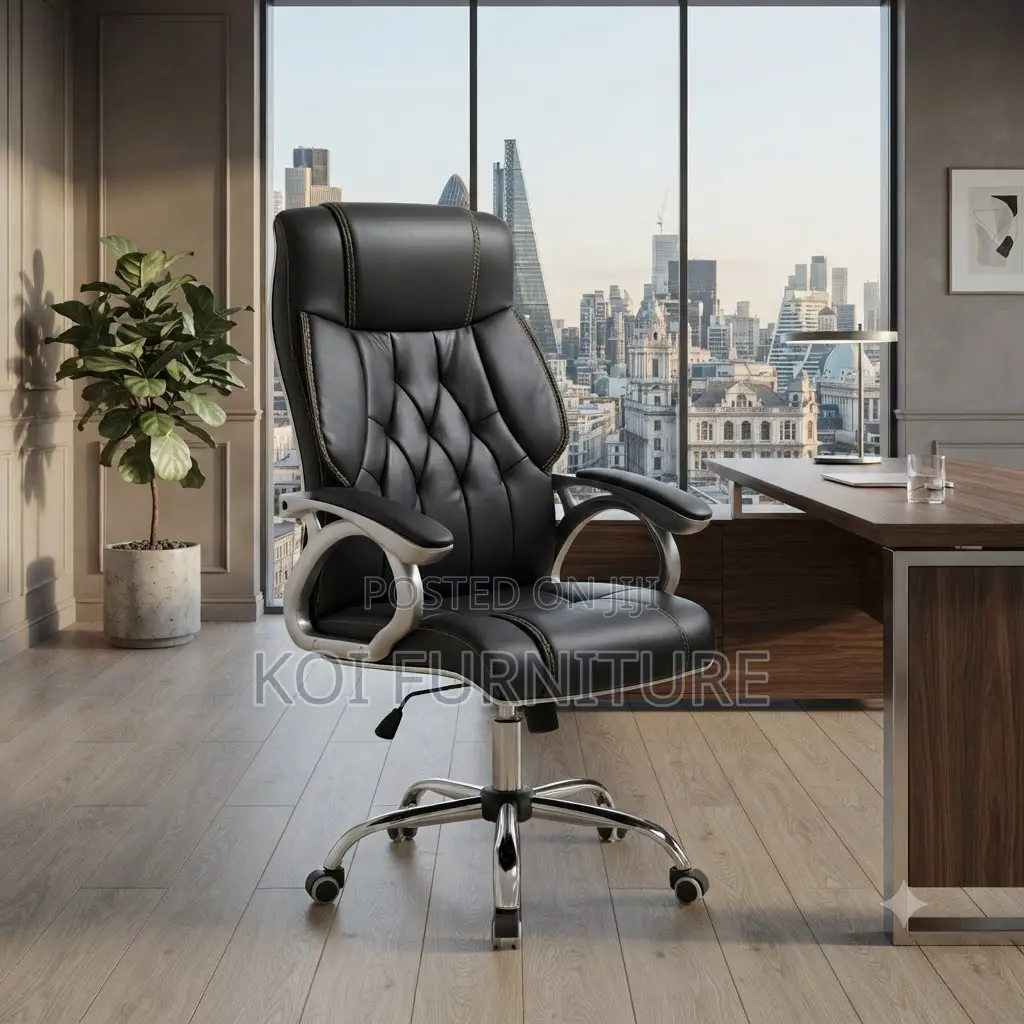 Office Chairs; Strong Leathered Executive Office Seats