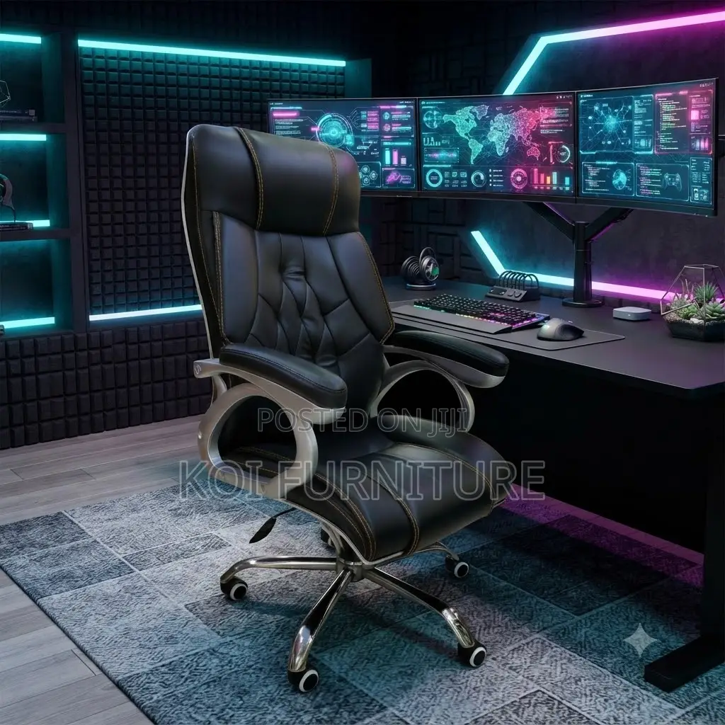 Office Chairs; Strong Leathered Executive Office Seats