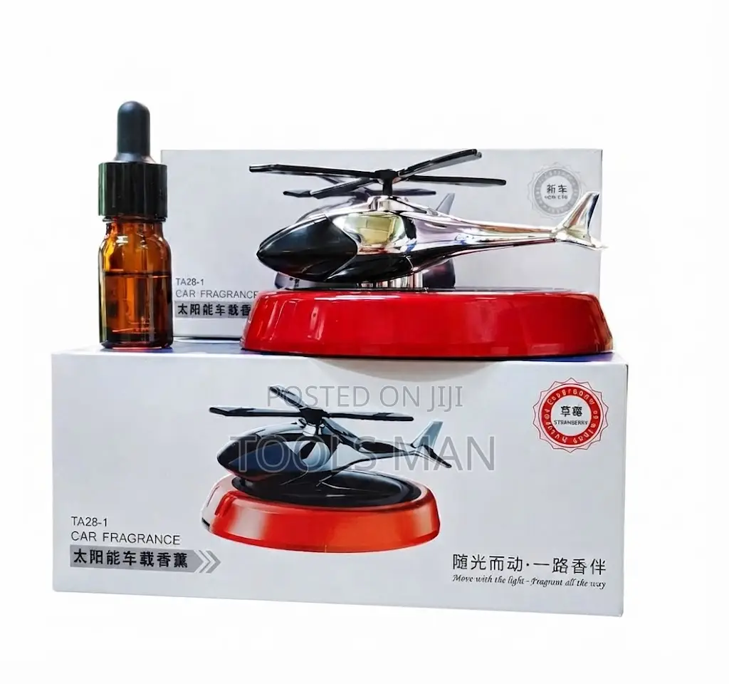 Car Freshener Solar Helicopter Air Diffuser Dashboard Aromatherapy TA