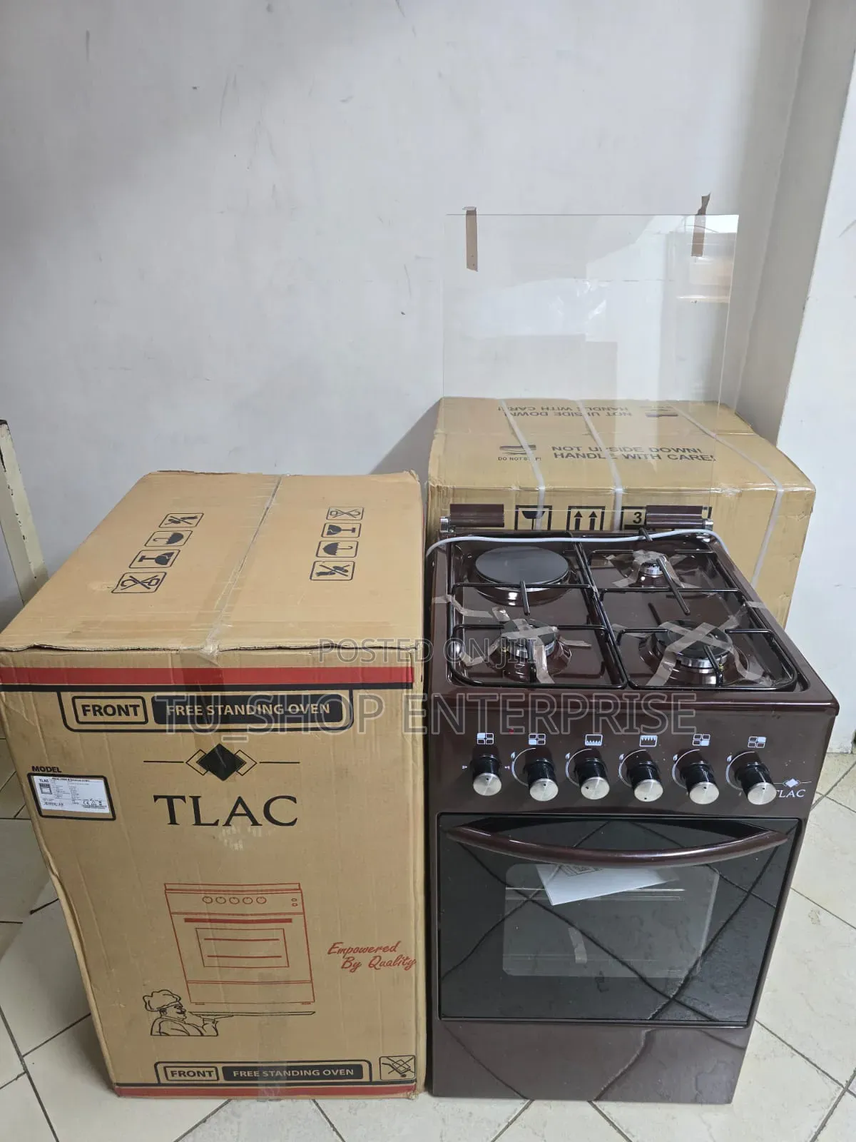 Made in Turkey 60×60 TLAC 3+1 Standing Cooker With Gas Sensor –