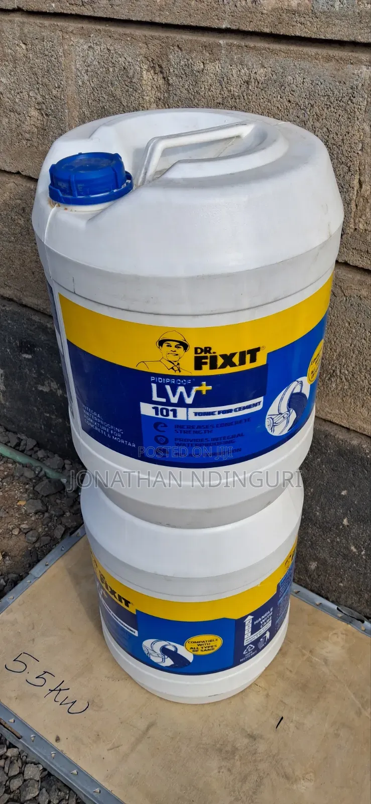 Dr. Fixit Pidiproof LW+ 101 20kg – Moisture Protection Admixture