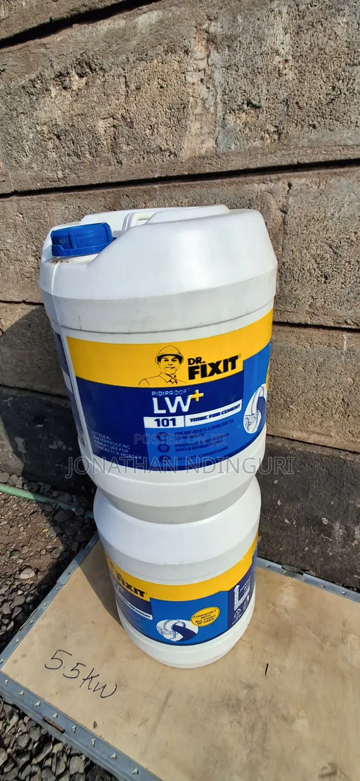 Dr. Fixit Pidiproof LW+ 101 20kg – Advanced Cement Waterproof Additive
