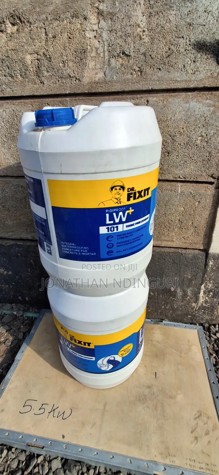 Dr. Fixit Pidiproof LW+ 101 20kg – Advanced Cement Waterproof Additive