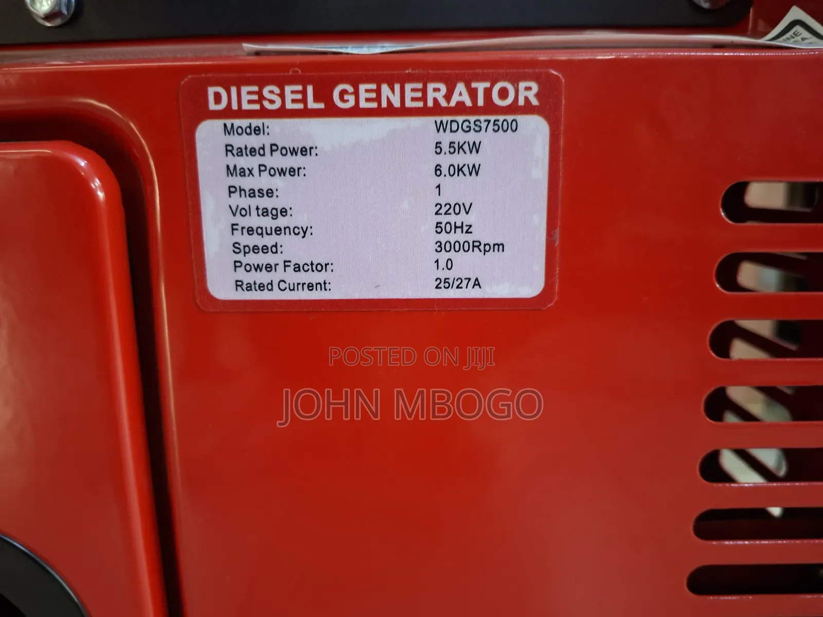 Diesel Generator - 5.5KW