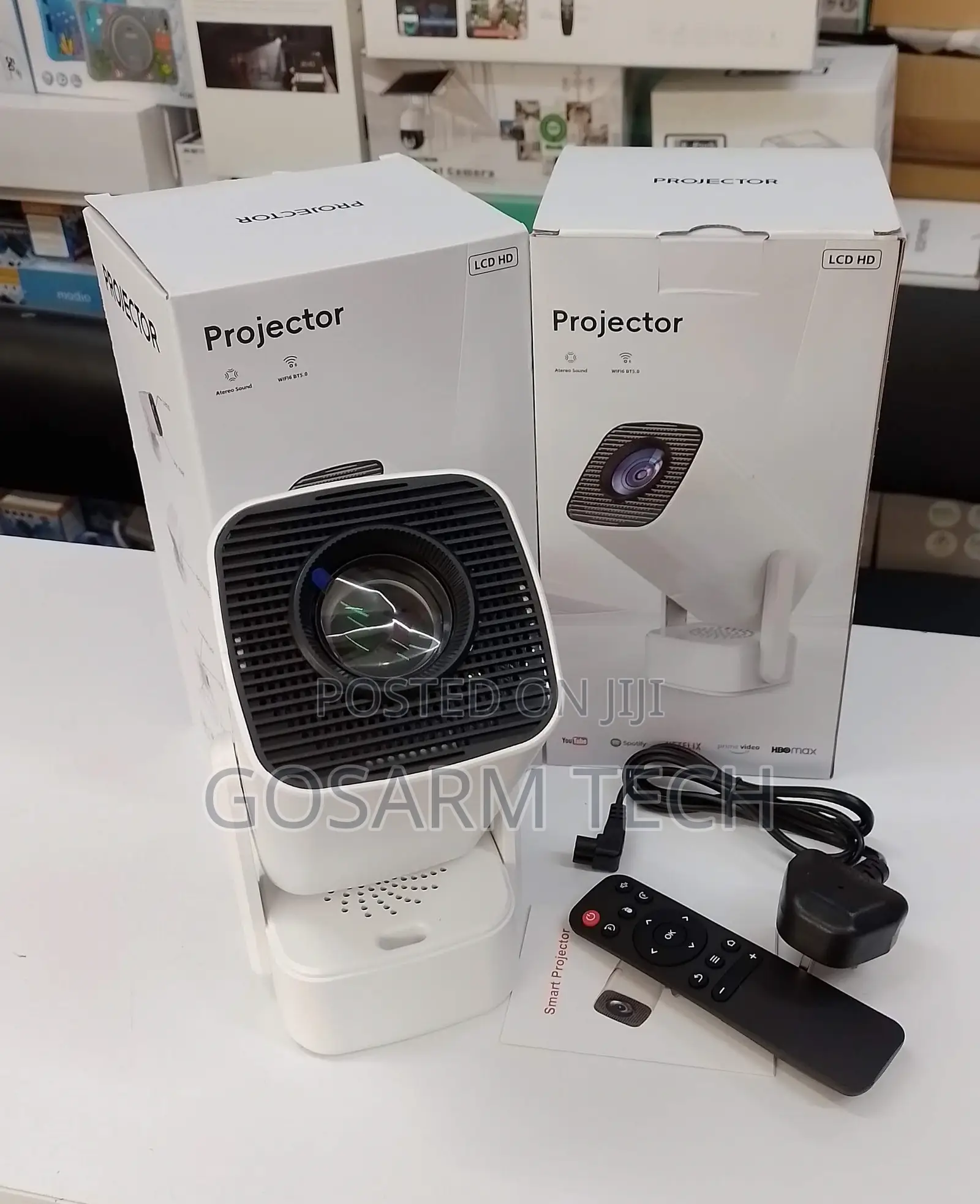 F800 Android Smart Wi-Fi Mini Portable Projector HD Home Projection