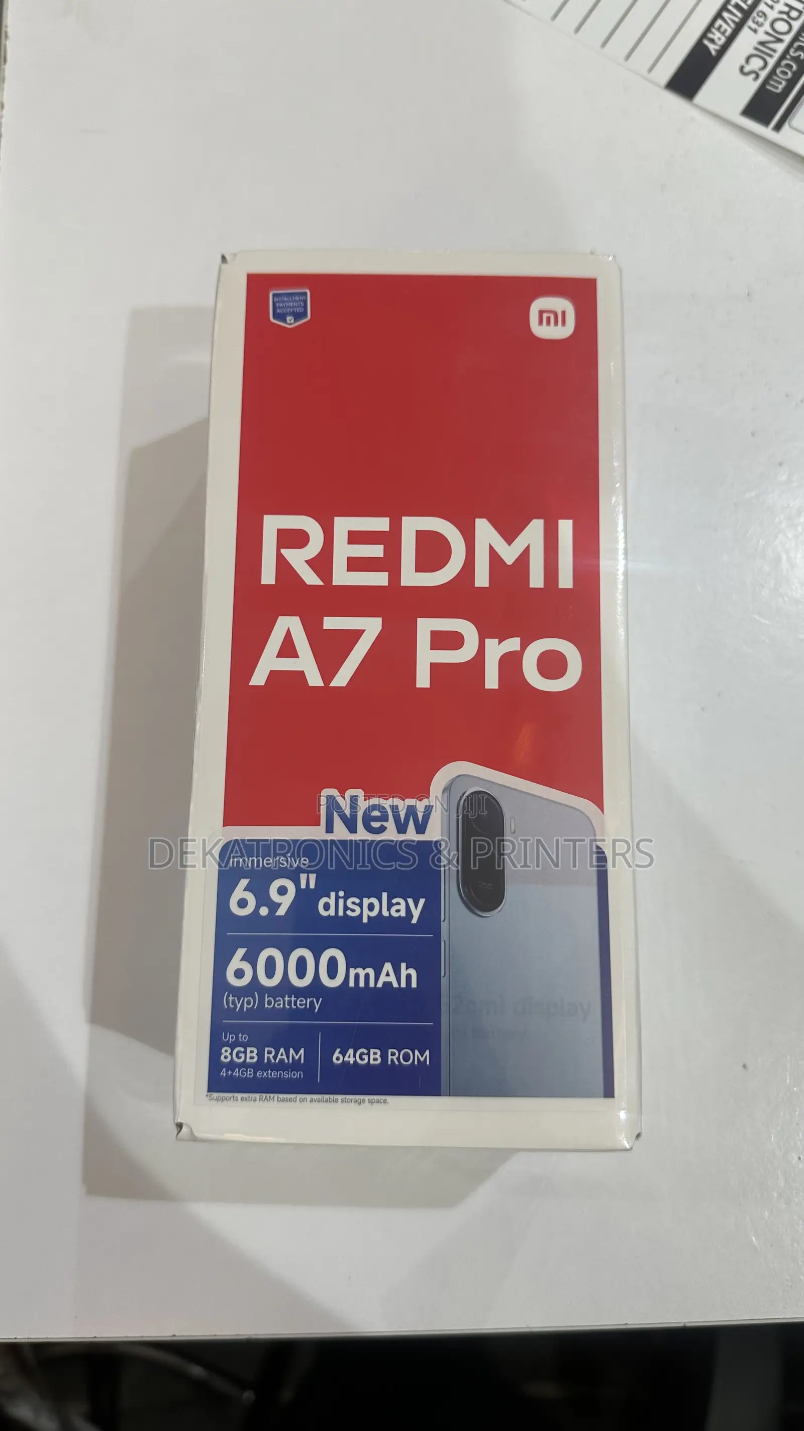 New Xiaomi Redmi A7 Pro 64 GB Black