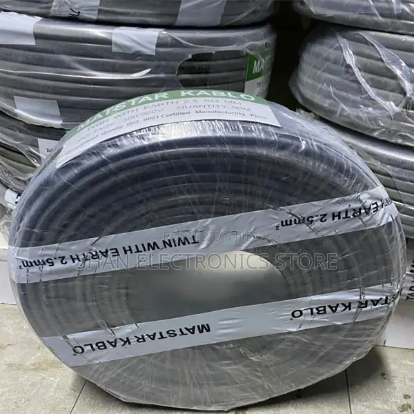 90M 2.5mm Twin With Earth Performance PVC Insulated Electric Cable