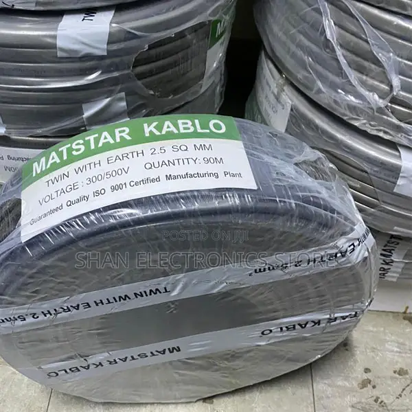 Long-Lasting MATSTAR Twin With Earth Cable 2.5mm