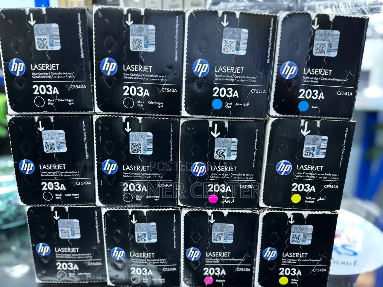 Sharp Print HP 203A Black Toner Cartridge (CF540A)
