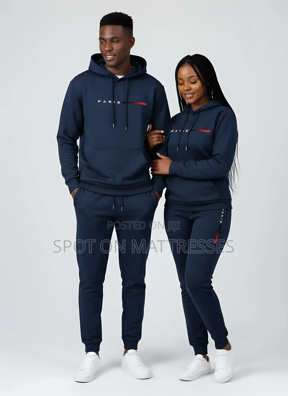Paris Unisex Tracksuits. Suitable for Couples. Size SMALL - 3XL.