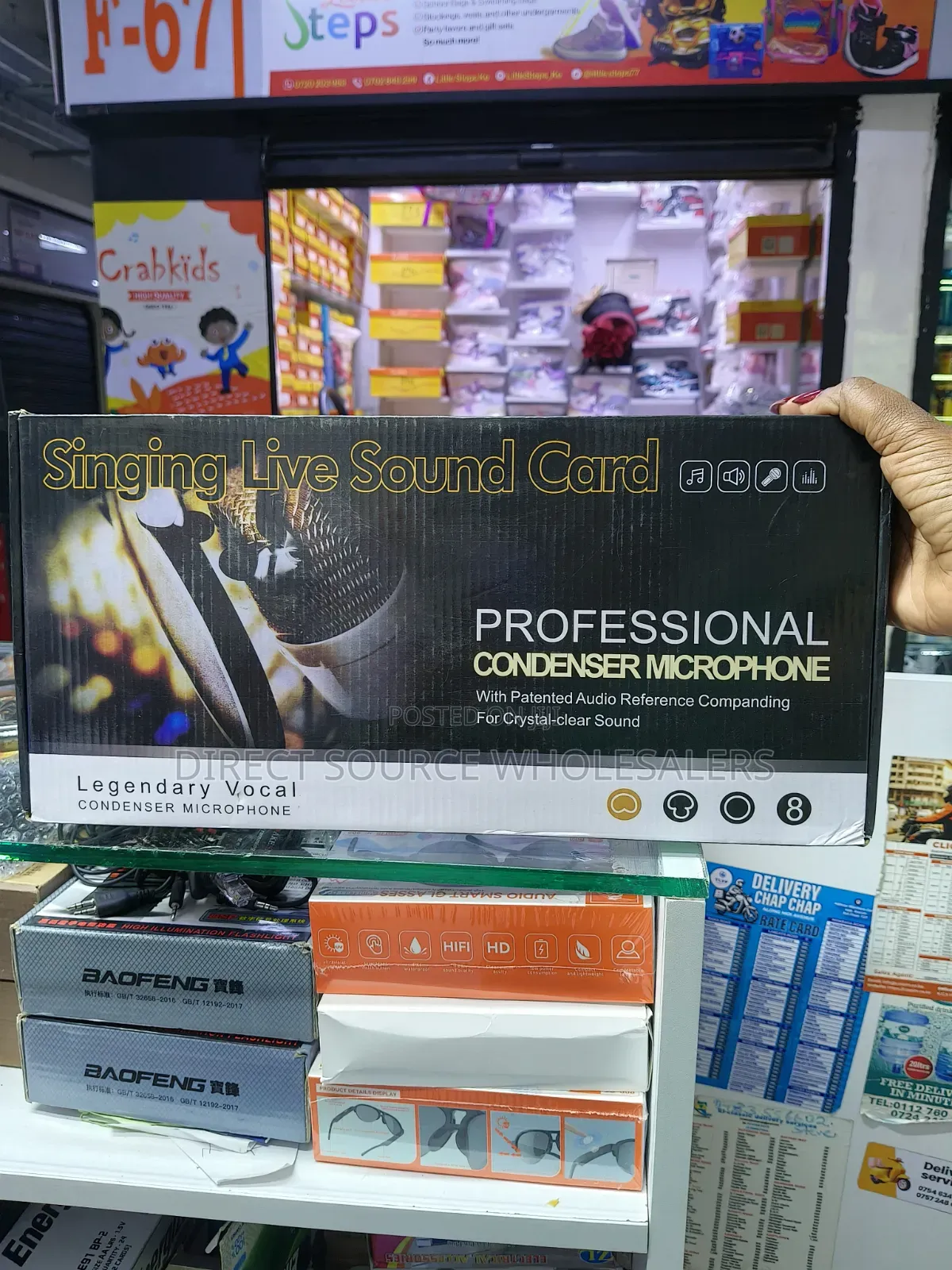 Professional Podcast Karaoke BM-800 Mic With V8S