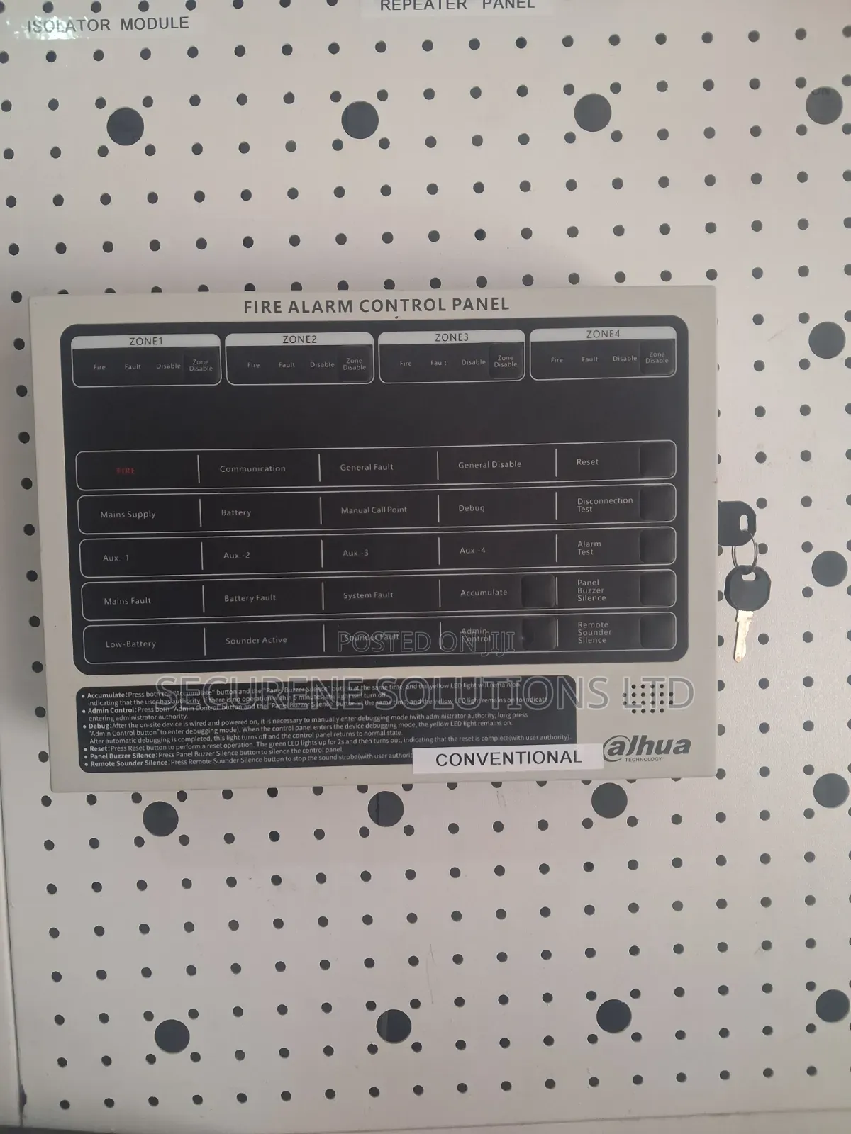 4&8 Zone Dahua DHI-HY-C102-4 Conventional Fire Alarm Control Panel