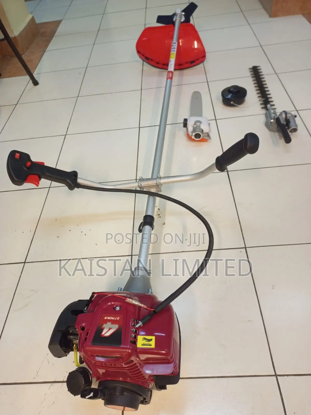 4-in-1 4-Stroke Petrol Lawn Tree Care Trimmer, Cutter Pole Saw