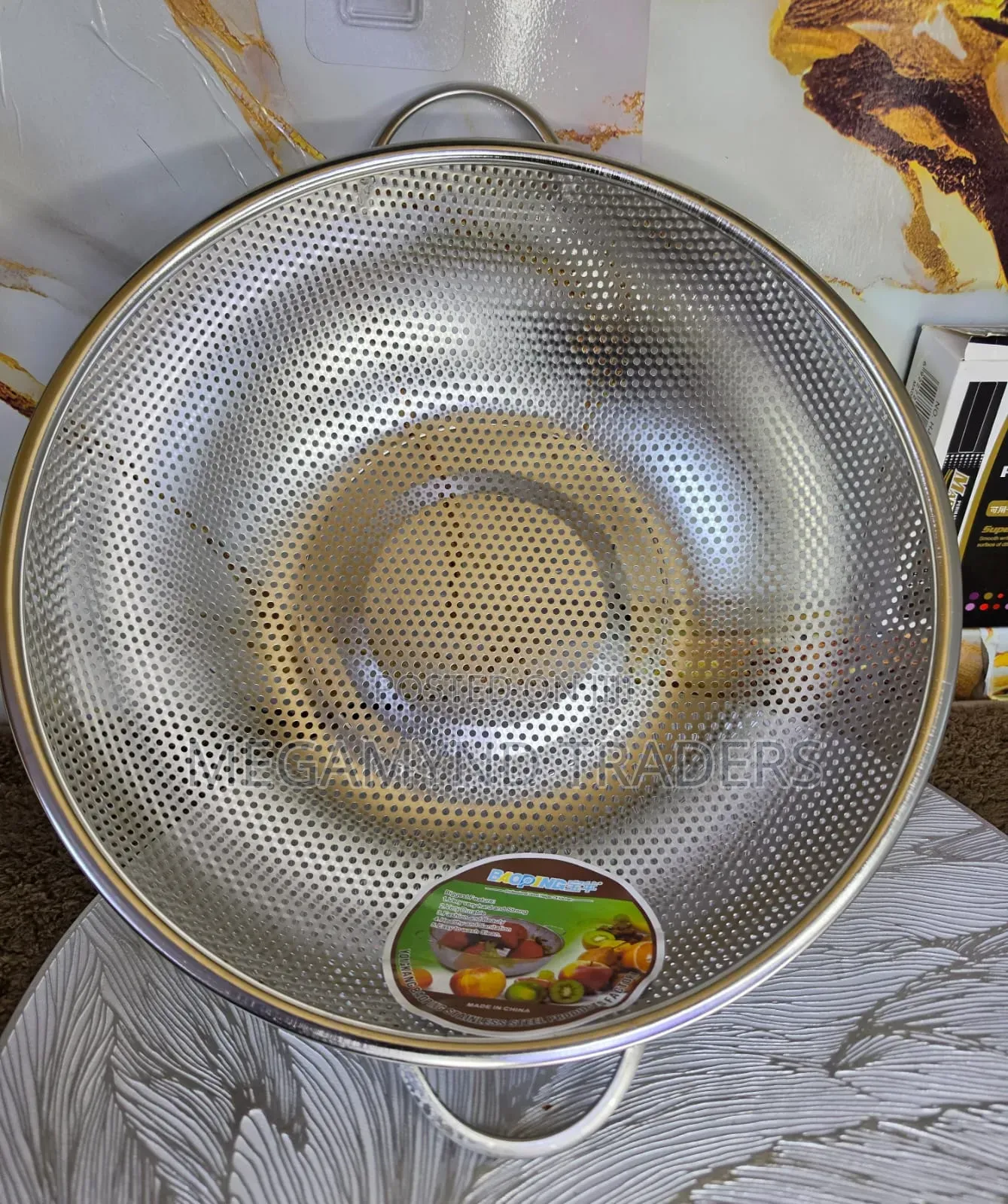 Colander Stainless Steel 25.5cm / Colander Perforated