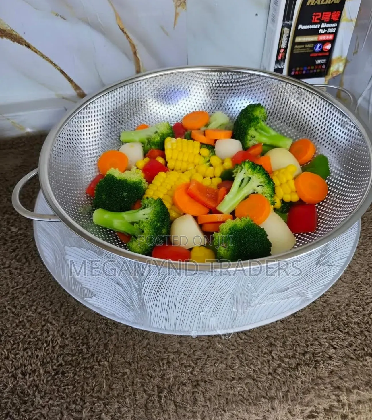 Colander Stainless Steel 25.5cm / Colander Perforated