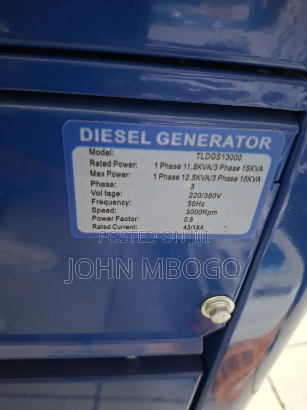 Super Silent Diesel Generator-15kva