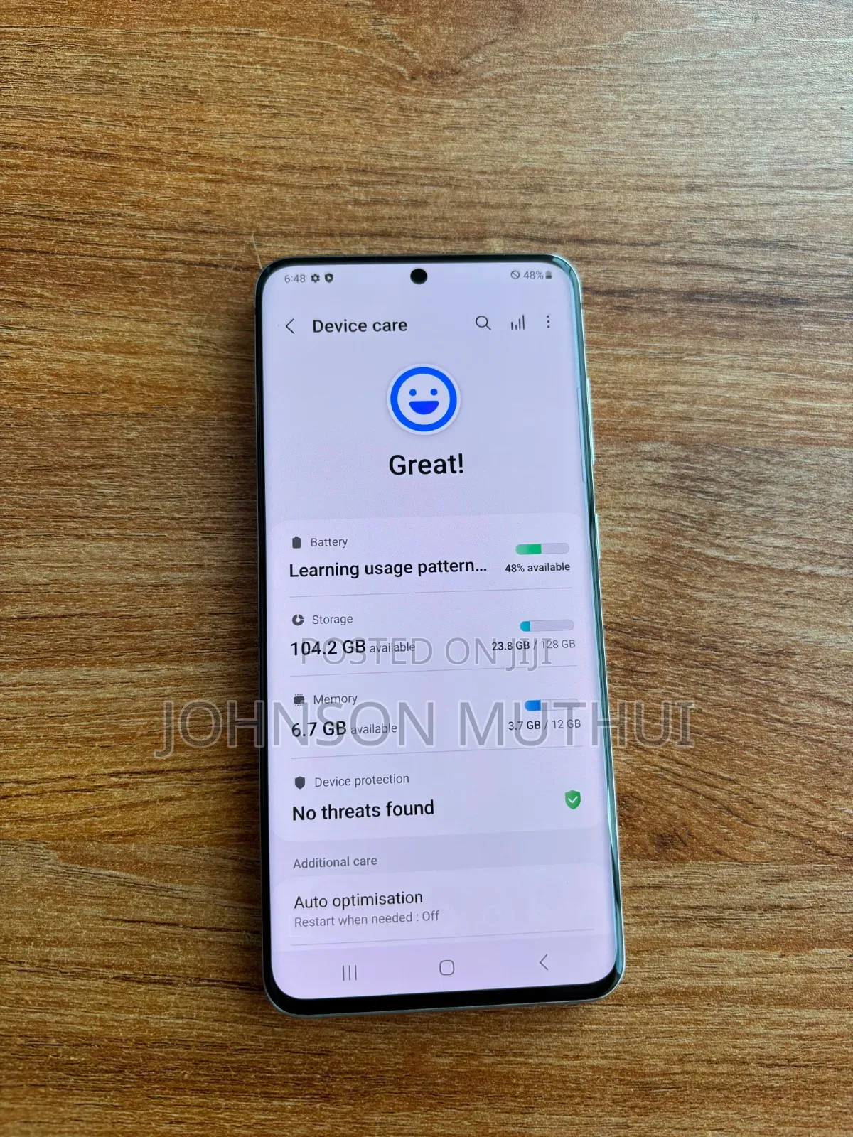 Samsung Galaxy S20 128 GB White