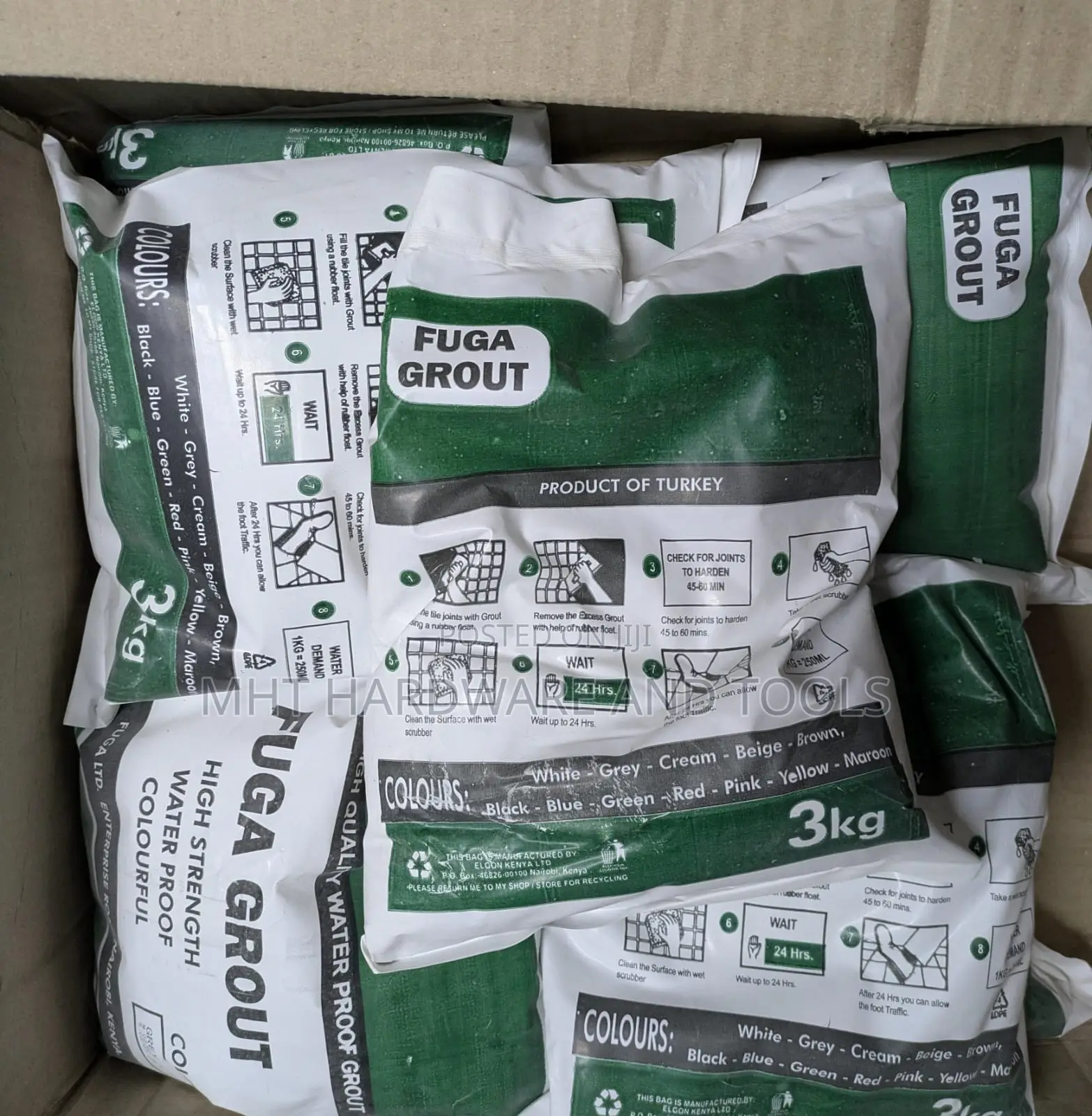 Tile Grout Grey 3Kg
