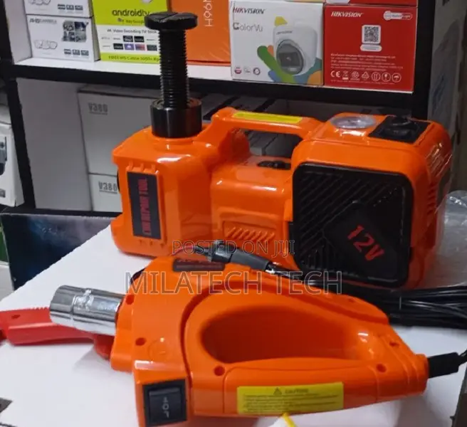 Smart Electric Car Jack and Tire Pump for Cars SUVs